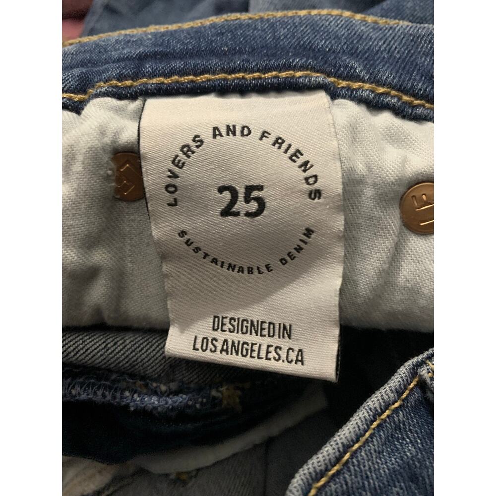 Lover + Friends Revolve River Low Rise Stretch Ultra Flare Jeans Verona 25 - Picture 12 of 12